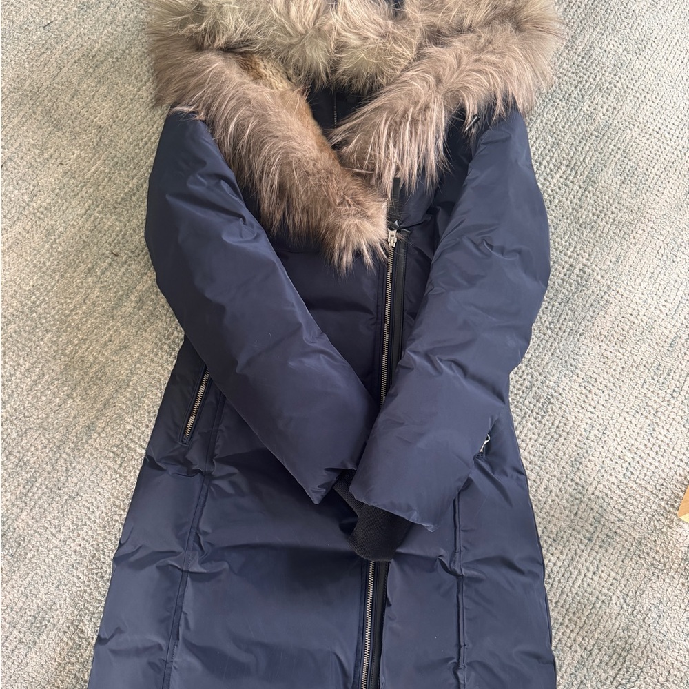 Mackage trish down winter coat fox & rabbit fur